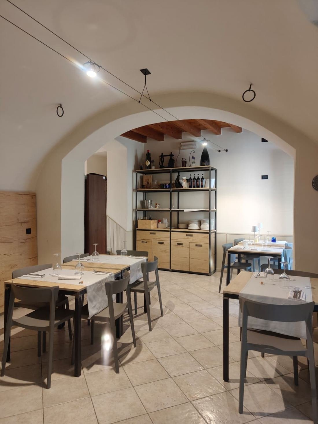 La sala sotto la volta a botte